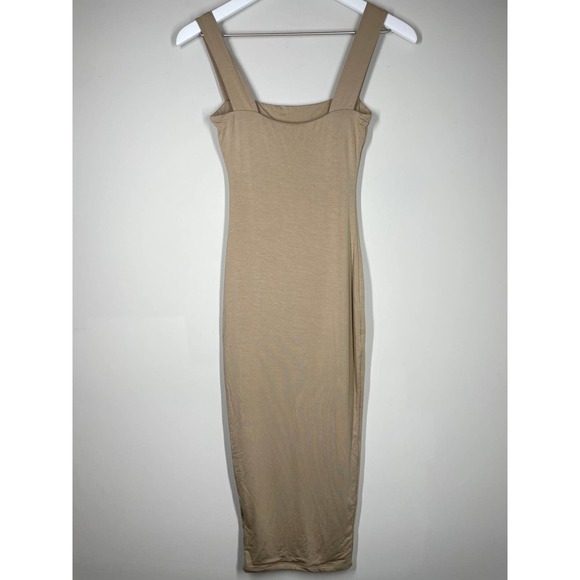 NAKED WARDROBE Figure It Out Midi Dress Nude S - Picture 5 of 7